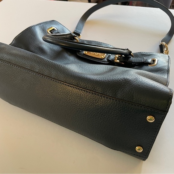 Michael Kors Navy Blue Hamilton Satchel Purse - Picture 5 of 14